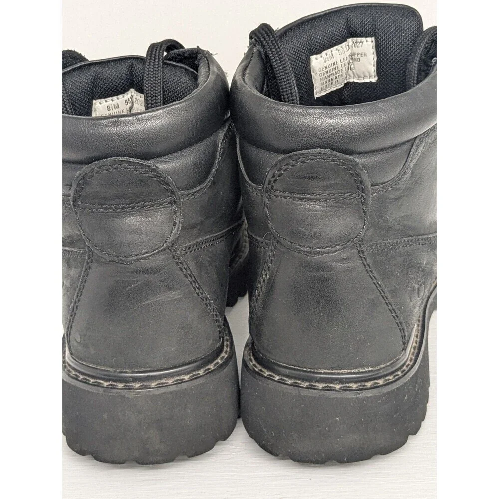 Black Timberland Waterproof Ankle Boots Women's Size 8.5 Riding Lightweight